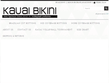 Tablet Screenshot of kauaibikini.com